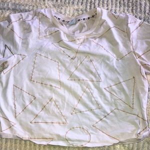 White crop top